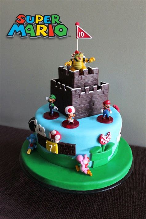 27+ Brilliant Image of Mario Birthday Cakes . Mario Birthday Cakes Super Mario Birthday Cakeour ...