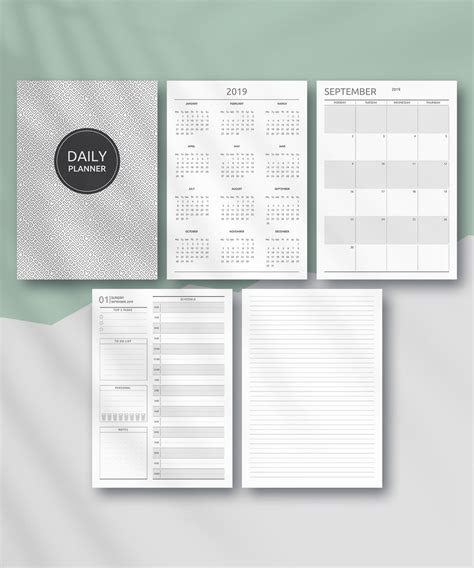 Printable Daily Planner 2022 2023 Agenda Inserts Day | Etsy