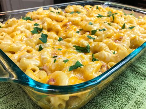 Macaroni & Cheese Ham Casserole – Catherine's Plates