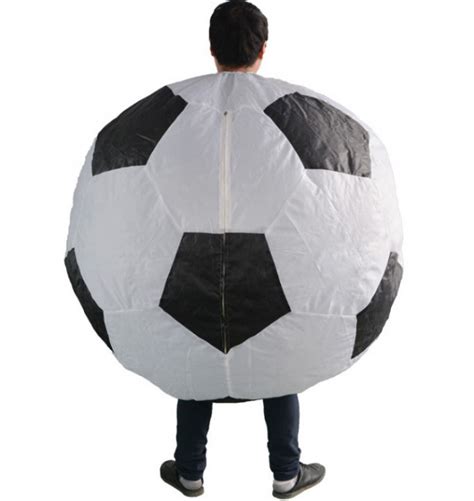 Giant Football Soccer Ball Inflatable Costume | Costume Party World