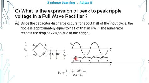 Ripple Voltage Formula : Electronic Troubleshooting Et198b Chapter 2 Ppt Video Online Download ...