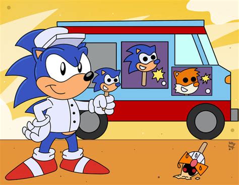 Sonic the Ice Cream Bar by SlySonic on DeviantArt