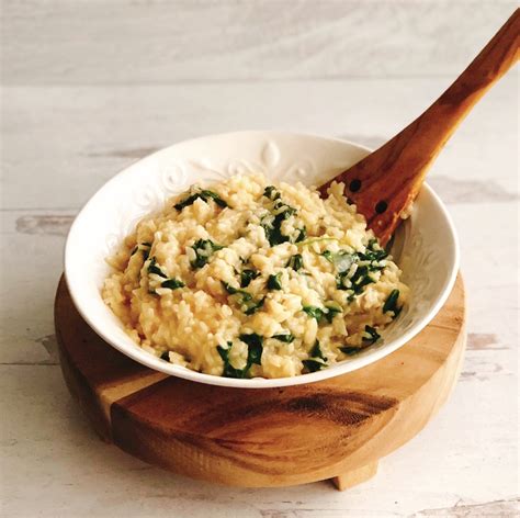 Spinach Risotto - The Sweet Cucina