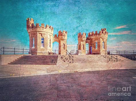 Withernsea Pier Towers Photograph by Mandi Hibberd - Fine Art America