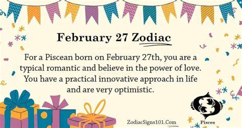 February 27 Zodiac Is Pisces, Birthdays And Horoscope - ZodiacSigns101