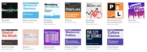 Material World, Decrypted, Odd Lots: New Podcasts from Bloomberg - The ...