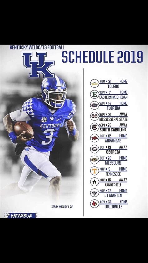 Uk Football Schedule Printable