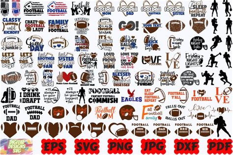 Football SVG | Football Mom SVG | Football Cut Files | PNG