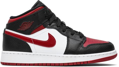 Air Jordan 1 Mid 'Noble Red' (GS) - 554725-066 - Novelship