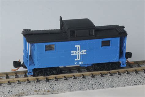 N Scale - Bowser - 37109 - Caboose, Cupola, Steel, N5/N5C - Bosto...