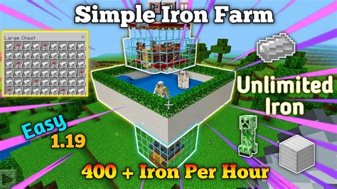 Simple Iron Farm In Minecraft Bedrock ( Tutorial ) Watch More Video's ...