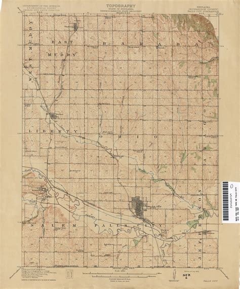 Nebraska Historical Topographic Maps - Perry-Castañeda Map Collection ...