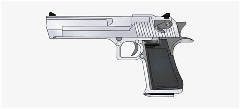 Download Drawing Pistol Desert Eagle Banner Freeuse Stock - Desert Eagle Gun Drawing ...