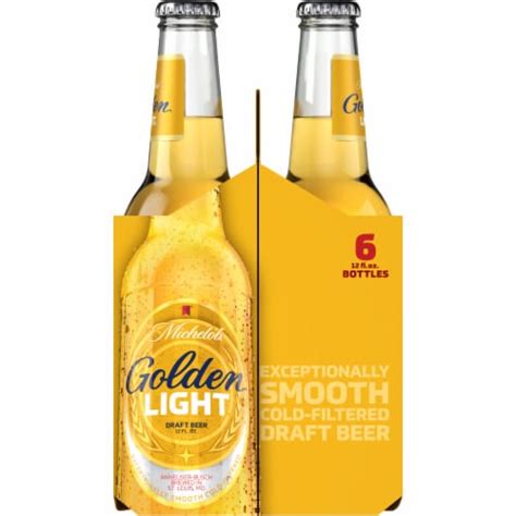 Michelob Golden Light Beer, 6 bottles / 12 fl oz - Kroger