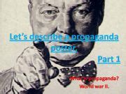 ESL - English PowerPoints: World War II : propaganda posters Part 1