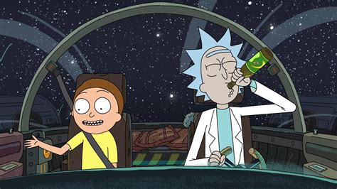 Rick and Morty in Space - Zoom Comics – Exceptional Comic Book Wallpapers