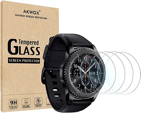 Amazon.com: (4-Pack) Compatible with for Gear S3 Tempered Glass Screen ...