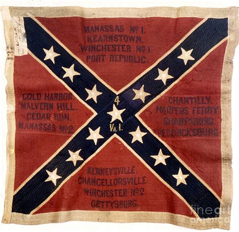 Confederate Flag, 1863 by Granger