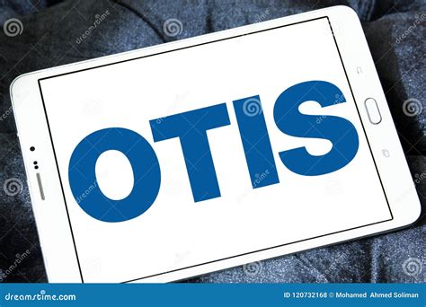 Otis Elevator Company logo editorial stock photo. Image of icons ...