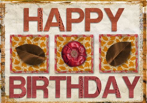 Happy Birthday Greeting Card Free Stock Photo - Public Domain Pictures