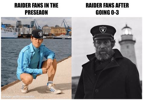 Tough start for Raider Nation : r/nflmemes