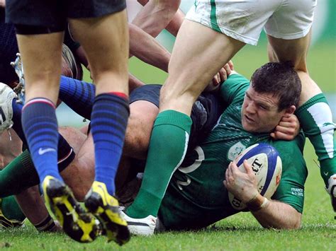 Ireland centre Gordon D'Arcy to miss remainder of Six Nations | The Independent | The Independent