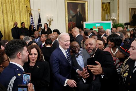 WATCH: Biden says ‘history matters’ at White House reception ...