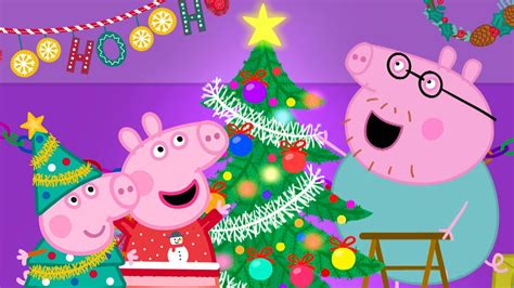 🎄 Putting up Christmas Tree with Peppa Pig - YouTube