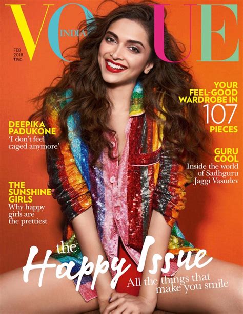 Deepika Padukone | Colorful Fashion Shoot | Vogue India Cover