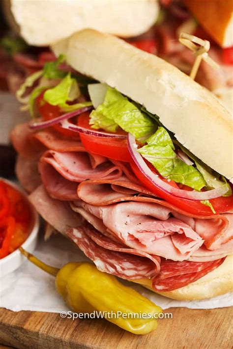 Italian Sub Sandwich {Quick & Easy!} - Spend With Pennies