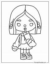 Printable Toca Boca Coloring Pages sketch template