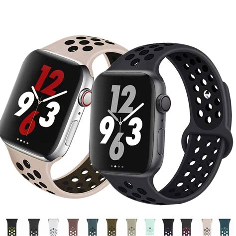 Silicone Apple Watch bands 44 mm 40mm 38mm | Jewelry Addicts