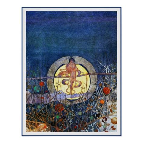 Poster/Print; The Harvest Moon Poster | Zazzle