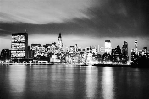 NYC skyline at night, 1950s Print | Celebrities Posters & Art Prints