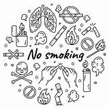 No Smoking Coloring Sheets Pages sketch template