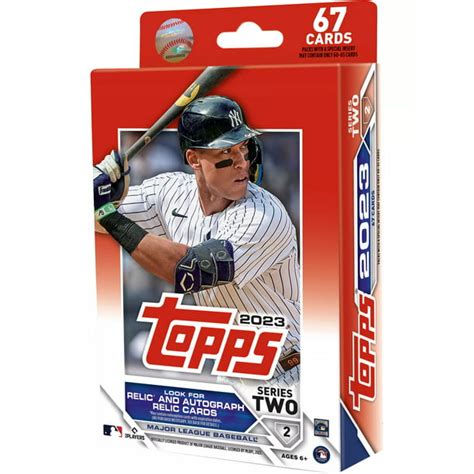 2023 Topps Series 2 Baseball Trading Cards Hanger Box - Walmart.com