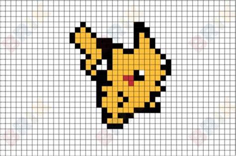 Pikachu Pixel Art | Pixel art pokemon, Pixel art, Pixel art pattern