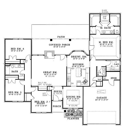 Modern Family Floor Plan - floorplans.click