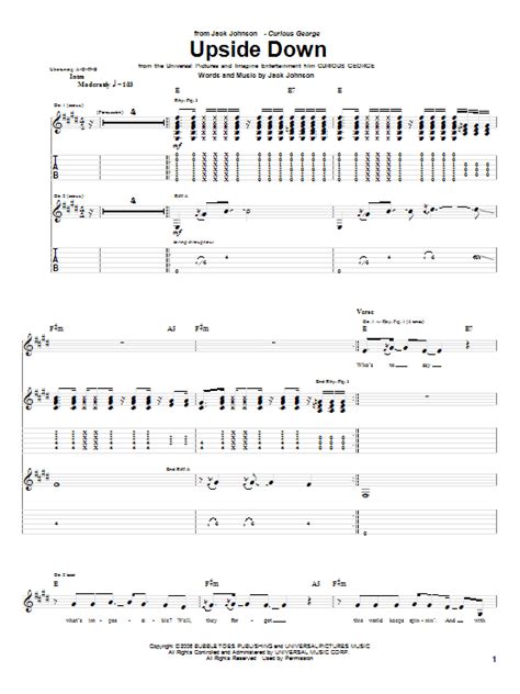 Upside Down | Sheet Music Direct