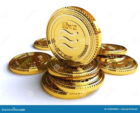 Libra coin editorial photography. Illustration of concept - 164948682