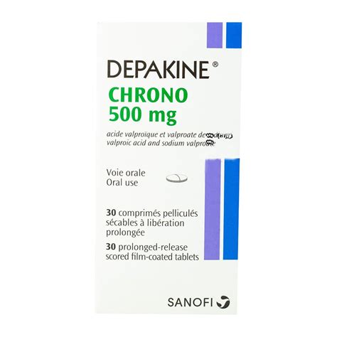 Depakine Chrono 500 mg - 30 Tablets | Bloom Pharmacy