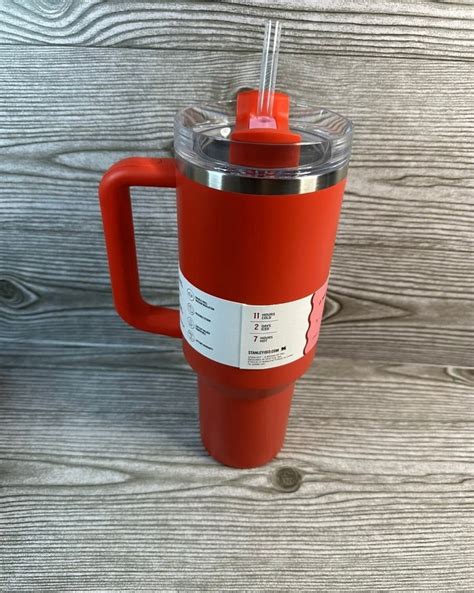 NEW Red Valentines Day Stanley Cup 40 Oz Quencher H2.0 Tumbler - Etsy