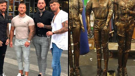 Someone Has Made A Statue Of The Infamous 'Four Lads In Jeans' Meme