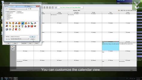 Active Desktop Calendar - Set a customizable calendar as your ...