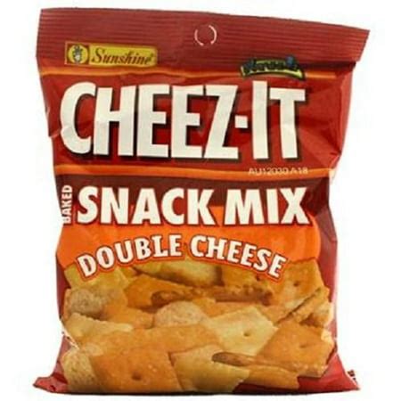 Product Of Cheez-It, Snack Mix Double Cheese, Count 6 (3.5 oz) - Cookie & Cracker / Grab ...