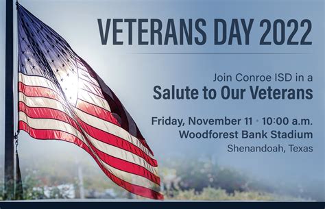 Conroe ISD to host Salute to Our Veterans - Hello Woodlands