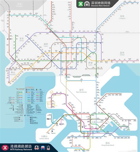 Hong Kong & Shenzhen Metro Map on Behance