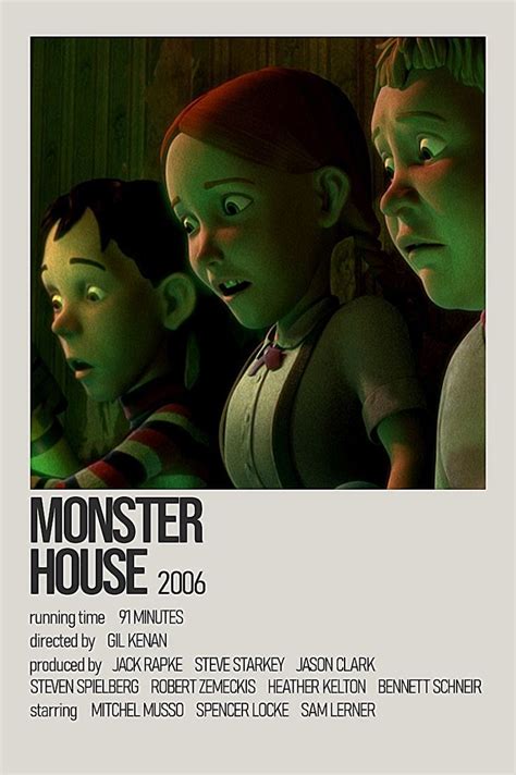 Monster House Movie Poster | Poster, Harry potter, Cinema