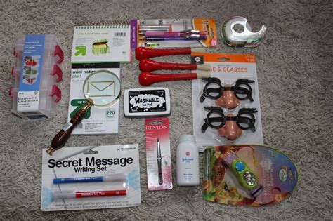 IMG_0089.JPG (1600×1067) | Spy kit, Diy gifts for kids, Spy party