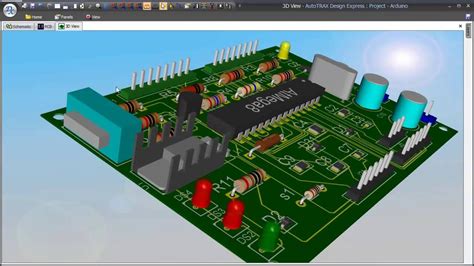 Schematic, Simulation, PCB Design and Solid Modeling with the AutoTRAX DEX PCB Designer - YouTube